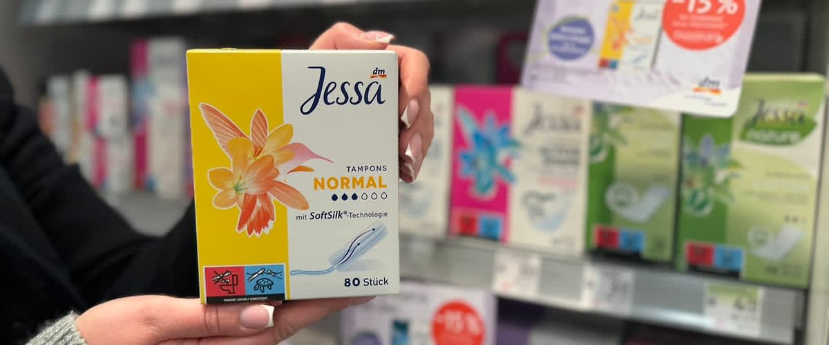 dm smanjuje cijene higijenskih proizvoda Jessa za 15%