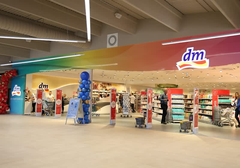 dm prodavnica u novom prostoru u TC Tropic