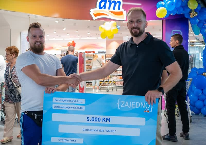 Na poznatoj lokaciji otvorena preuređena dm prodavnica u Tuzli