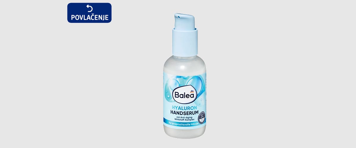 Balea Hyaluron serum za ruke, 75 ml