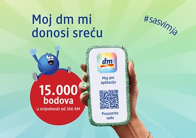 Dobitnici nagradne igre povodom otvorenja preuređene dm prodavnice u Laktašima