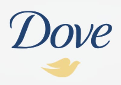 Dove Logo na svijetlo sivoj podlozi
