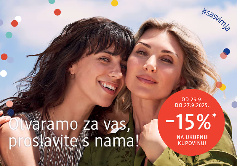 Najava otvorenja preuređene dm trgovine u Banja Luci