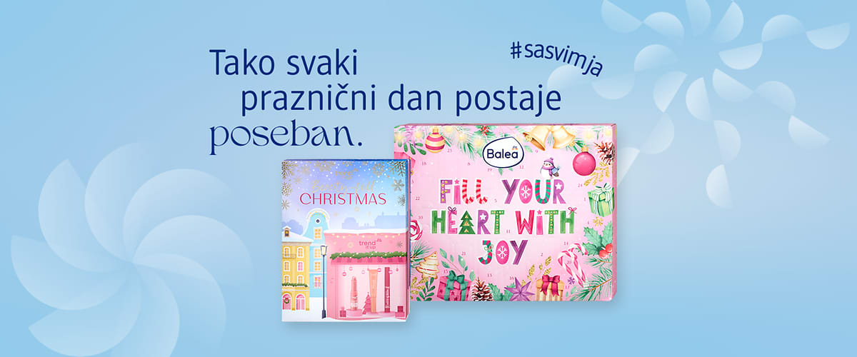 Novi adventski kalendari na plavoj podlozi