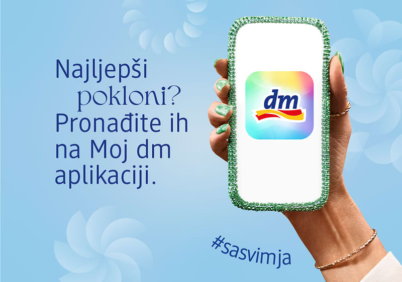 Logo Moj dm aplikacije na mobilnom telefonu