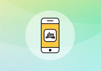 Mobilni telefon s logom dm