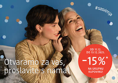 Najava otvorenja preuređene dm trgovine u Zvorniku