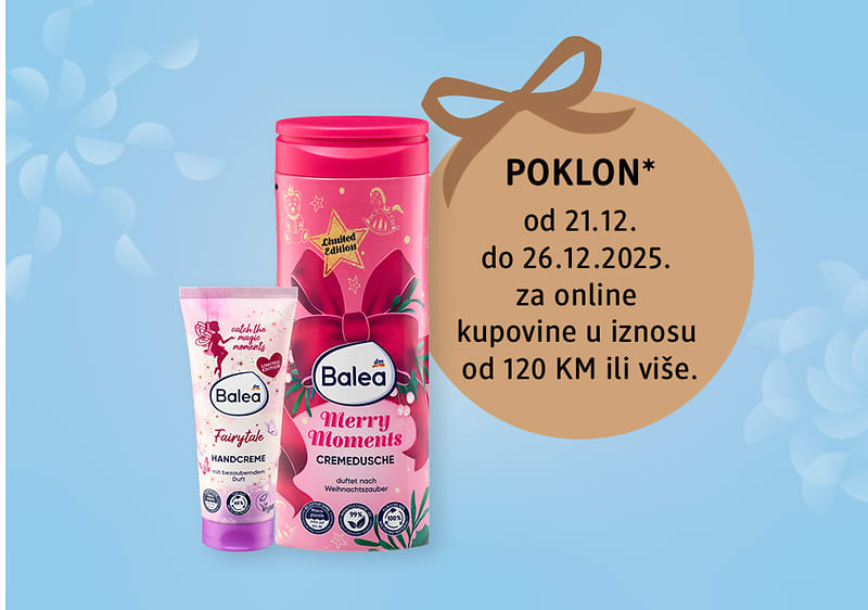 Balea Merry Moments, gel za tuširanje, 300 ml i Balea Fairytale kremu za ruke, 100 ml