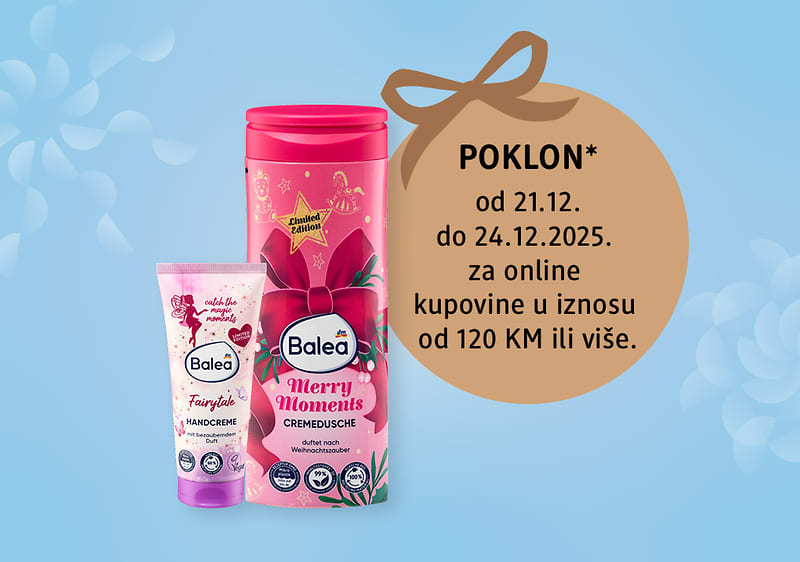Balea Merry Moments, gel za tuširanje, 300 ml i Balea Fairytale kremu za ruke, 100 ml