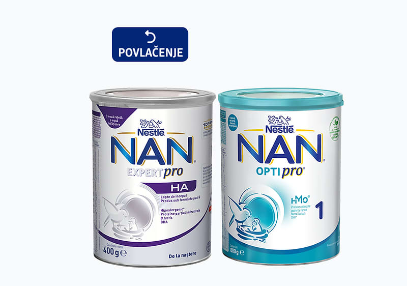 dm iz predostrožnosti povlači tri proizvoda NAN