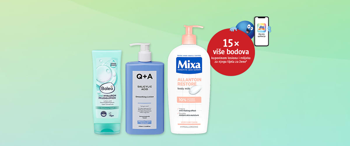 Losioni i mlijeka za njegu tijela