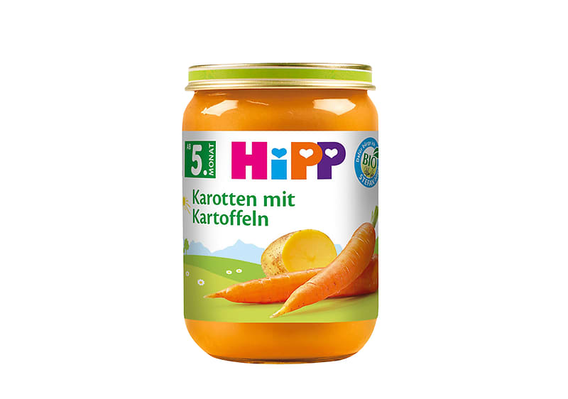 HiPP povlači proizvod „HiPP mrkva s krompirom, od 5. mjeseca, 190 g“