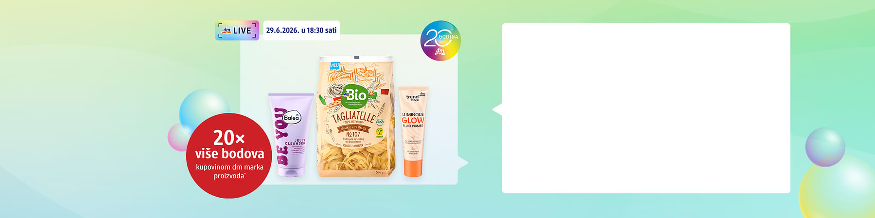 dm aktivnost proizvodi pasta gel i krema uz ponudu 20x više bodova na dm marka proizvode