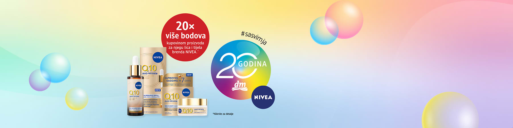 NIVEA Q10 proizvodi za njegu lica uz promociju 20x više bodova