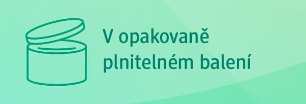 V opakovaně plnitelném balení