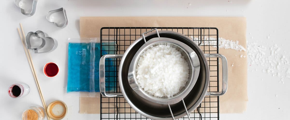 Valentýn - výroba mýdla