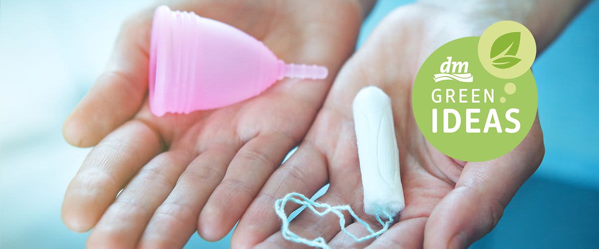 dm green ideas: menstruační produkty