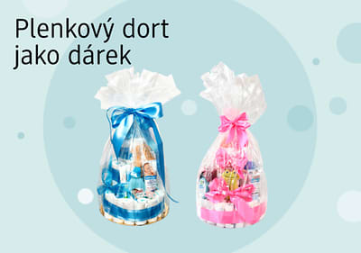 Plenkový dort jako dárek