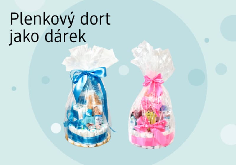 Plenkový dort jako dárek