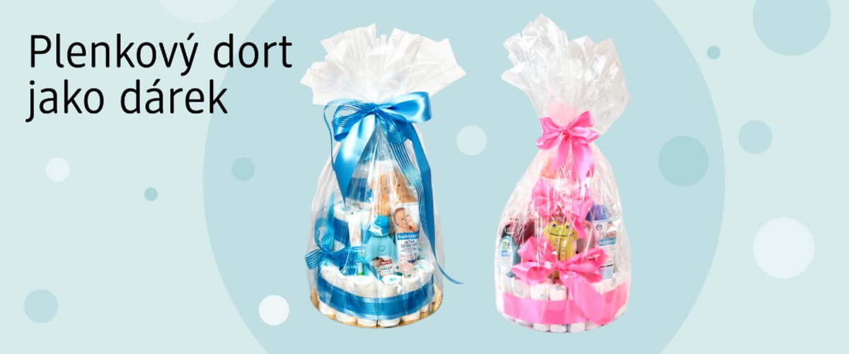 Plenkový dort jako dárek