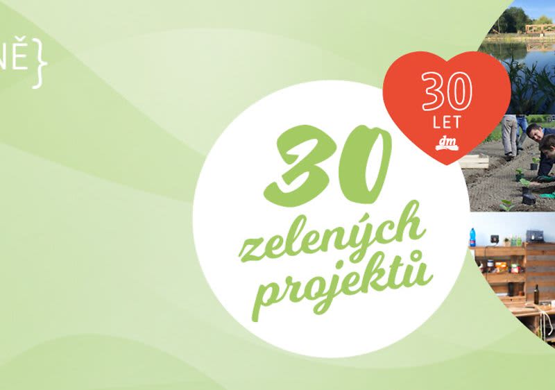 Společnost dm podpoří třicítku udržitelných projektů za 12 milionů