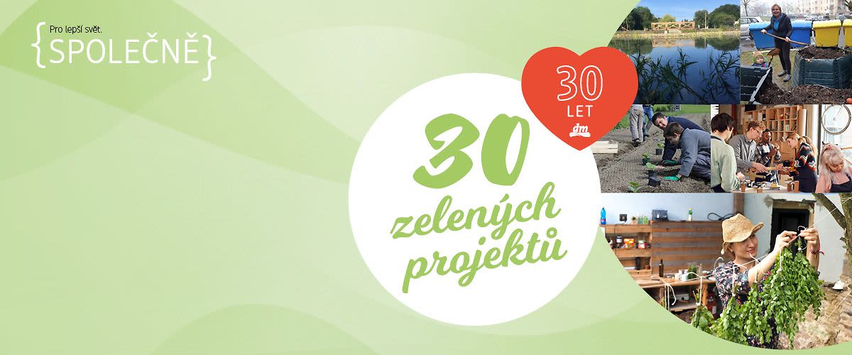 Společnost dm podpoří třicítku udržitelných projektů za 12 milionů