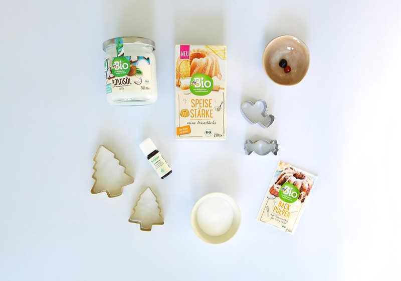 Šumivé bomby do koupele: Potřebný materiál