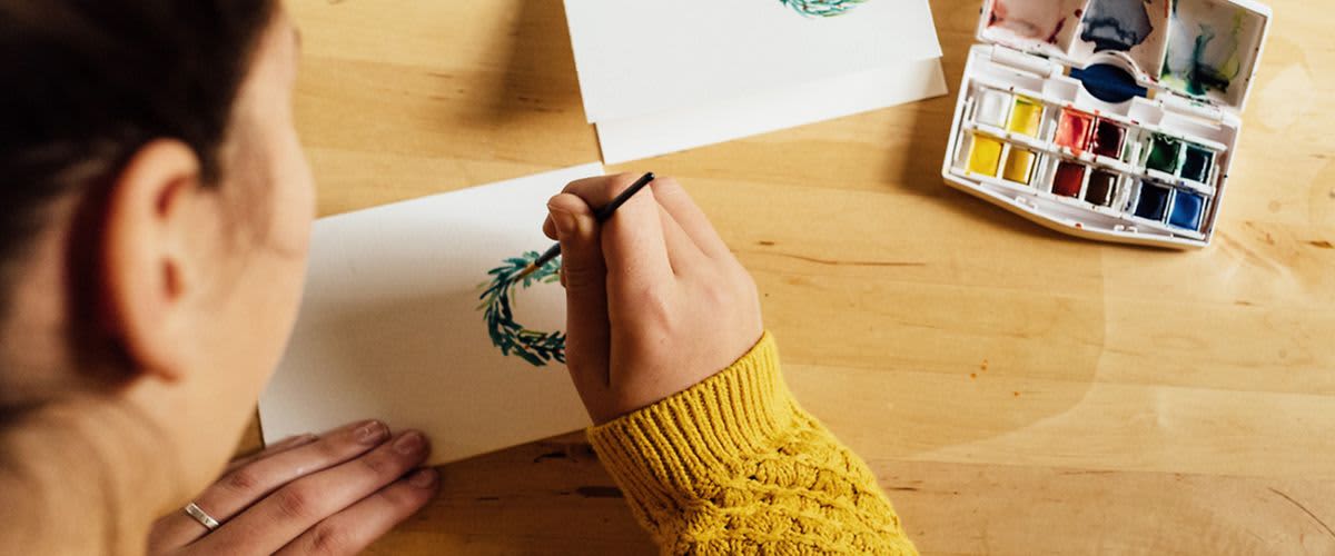 Příprava vánočního přání