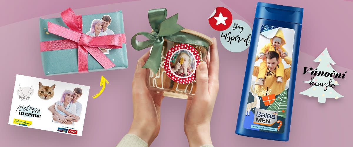 vánoční samolepky