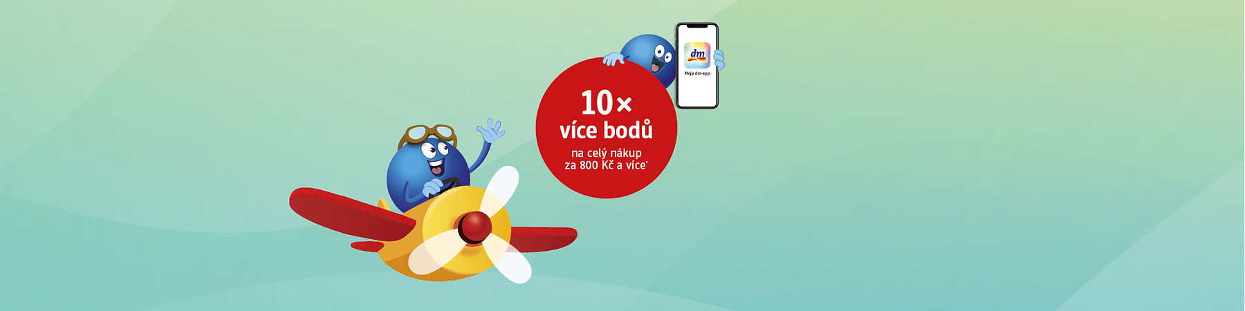 eKupon 10× více bodů na celý nákup za 800 Kč a více