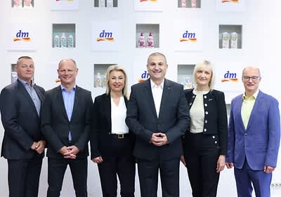 Im Bild: Die Geschäftsführung von dm Kroatien