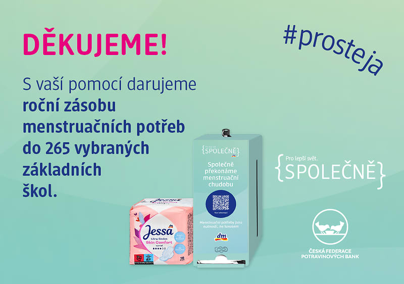#prosteja: Společně překonáme menstruční chudobu