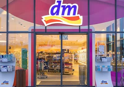 Prodejna dm v Retail parku Strakonická v Českých Budějovicích