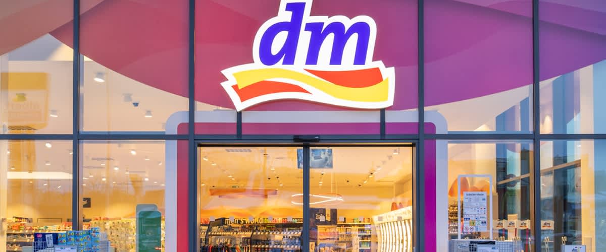 Prodejna dm v Retail parku Strakonická v Českých Budějovicích