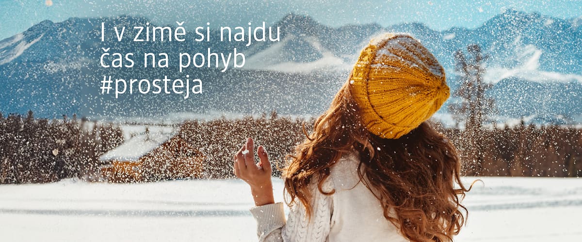 I v zimě si najdu čas na pohyb #prosteja