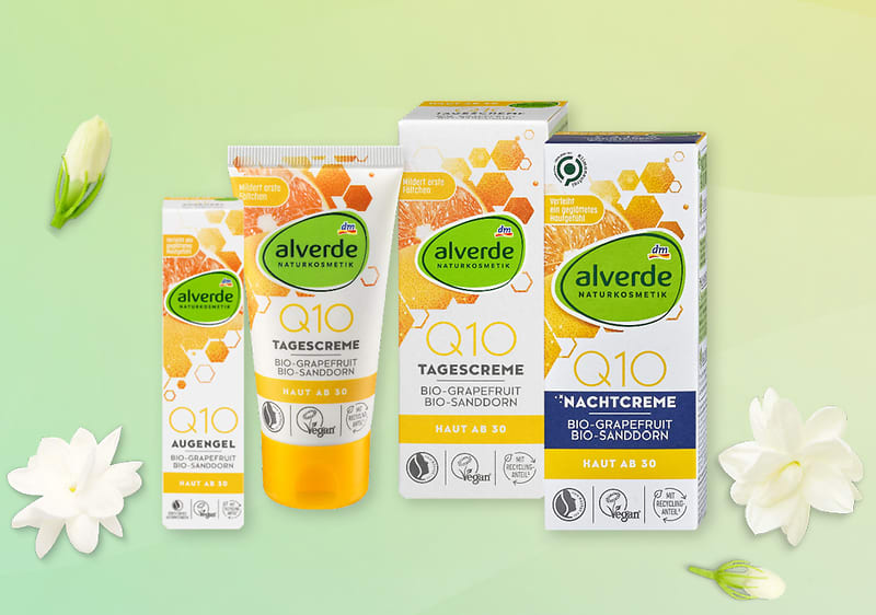 alverde NATURKOSMETIK s Q10 pro ochranu a regeneraci pleti