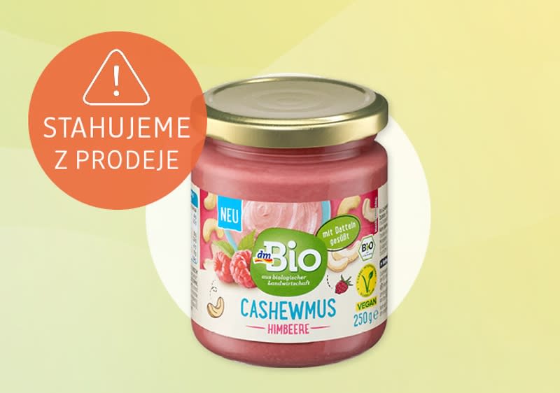 produkt dmBio kešu pasta s malinami 250 g