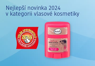 Balea stylingový vosk na vlasy, ocenění Volba spotřebitelů 2024 nejlepší novinka
