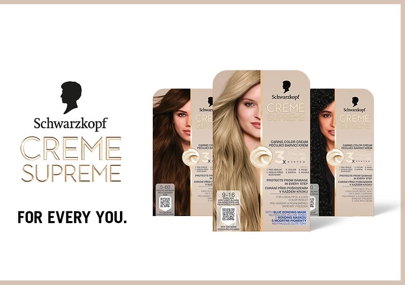Schwarzkopf Creme Supreme produkty na vlasy s různými odstíny vlasů