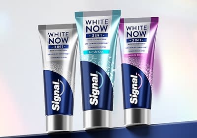 zubní pasty Signal White Now