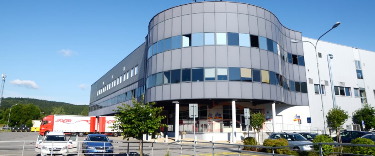 Budova logistického centra Jihlava
