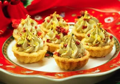 Linecké košíčky plněné pistáciovým krémem od Jana Jirky alias @jenda_hair_and_bake