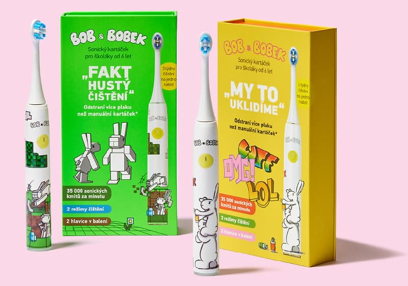 Sonické kartáčky BOB & BOBEK