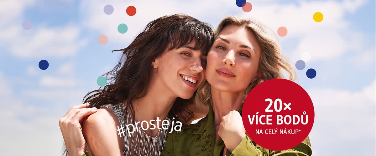 Navštivte znovuotevřenou prodejnu dm v Kladně a získejte 20× více bodů na svůj nákup.