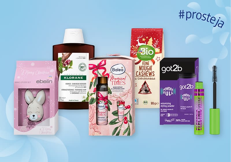 Silvestrovské oslavy s produkty dm