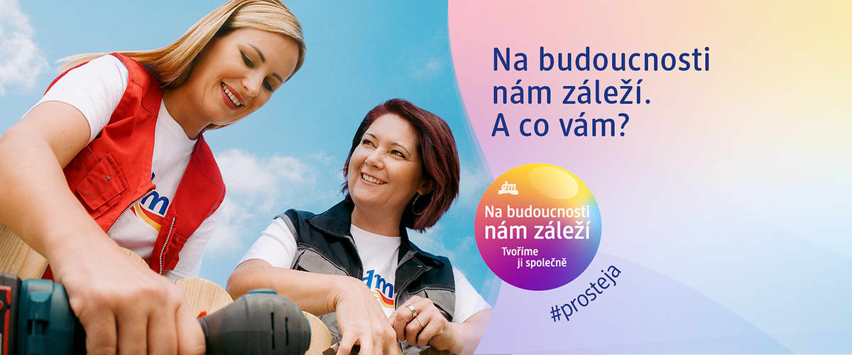 nadpis: "Na bodoucnosti nám záleží. A co vám?" #prosteja