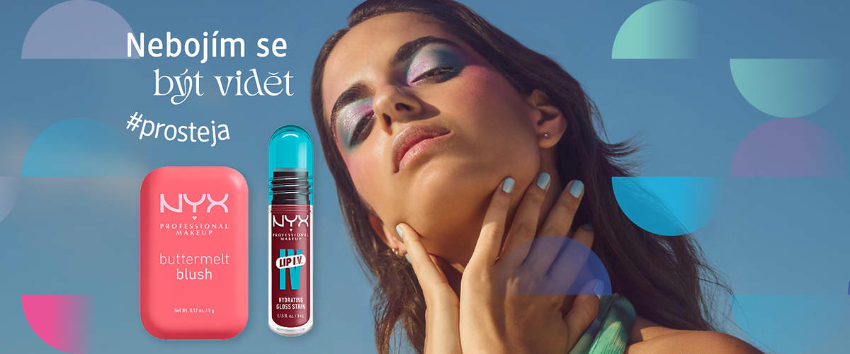 NYX PROFESSIONAL MAKEUP produkty a nadpis: Nebojím se být vidět #prosteja