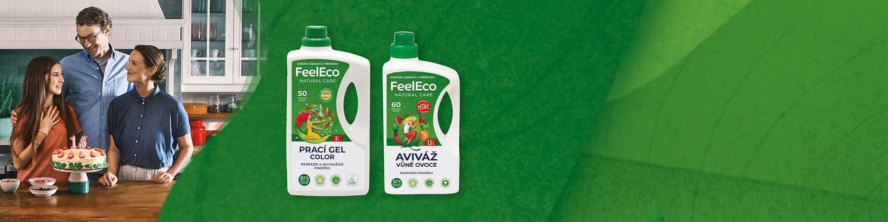 FeelEco produkty - Umění výjimečnosti 15 let