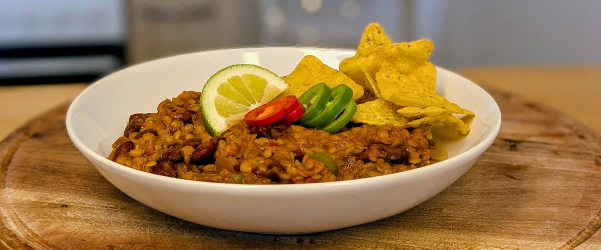 Chilli z červené čočky
