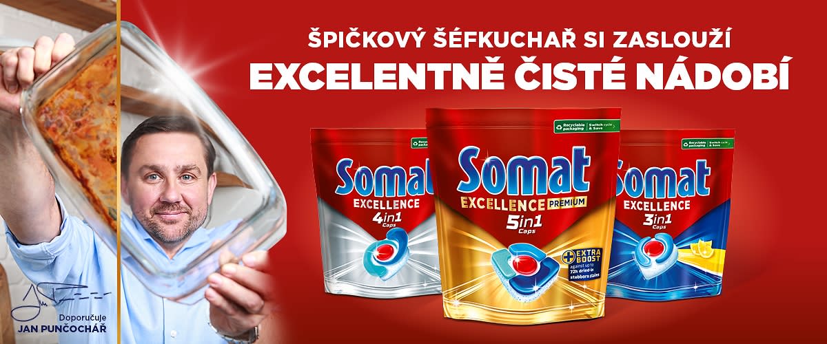 Somat - Špičkový šéfkuchař si zaslouží excelentně čisté nádobí